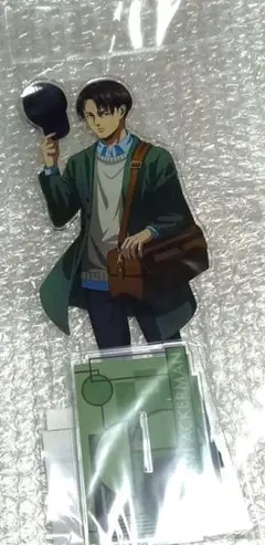 進撃の巨人　リヴァイ　BIGアクリルスタンド　カラオケの鉄人　白スーツver. 進撃の巨人 リヴァイ BIGアクリルスタンド カラオケの鉄人 白スーツver