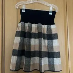 チェック柄フレアスカート Mサイズ