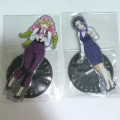 甘露寺蜜璃 伊黒小芭内【鬼滅の刃】モクテルバー 両面アクリルスタンド 3点セット