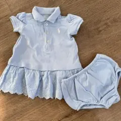 Ralph Lauren ライトブルー ワンピース 3M