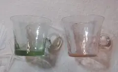 美品！北一硝子 ガラス グラス 　ペア セット