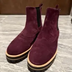 repetto スエード サイドゴアブーツ ボルドーのサムネイル