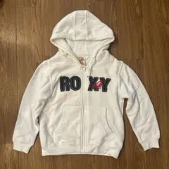 ROXY ジップアップパーカー 100cm ホワイト