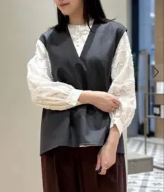 UNITED ARROWS スカラップ コンビ スリーブ プルオーバー - メルカリ