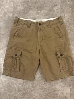 ベッカム着用　Abercrombie & Fitch カーゴショーツ Abercrombie&Fitch - Abercrombie&Fitch カーゴパンツ ベルト付き
