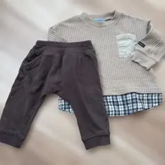 長袖カットソーとスウェットパンツセット