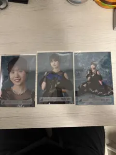 松田好花　生写真　黒ドレス衣装　セミコンプ