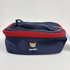 新品未使用✨familiar ファミリア 離乳食ポーチ ネイビーのサムネイル