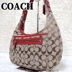 COACH One Shoulder Bag Hobo Signature