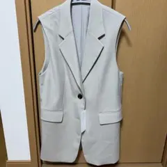 GU オーバーサイズテーラードベスト　ベージュ