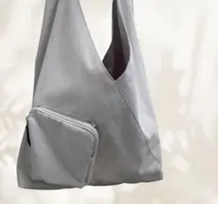 無印良品　ワンショルダーバッグ　グレー MUJI
