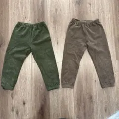 UNIQLO 100cm 長ズボン 2点セット