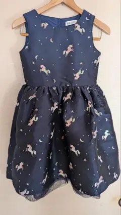 H&M ユニコーンプリント ワンピース 140cm