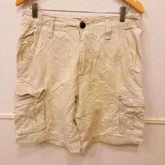 カリフォルニア ヴィンテージ カーゴショートパンツ ワイド 32w ベージュ 綿のサムネイル