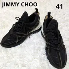 【清掃済み】■JIMMY CHOO■メンズ バイカラースニーカー 41