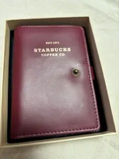STARBUCKS ワインレッド 二つ折り財布