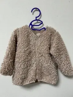 Petit main フリース ジップアップ アウター 80