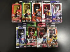 新品 仮面ライダー ソフビ 重塗装Ver. 　全9体セット 仮面ライダーストア