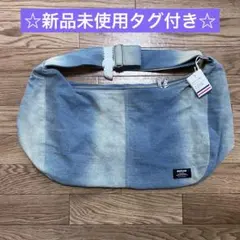 新品未使用タグ付き ベイフロー BAYFLOWデニムショルダーバッグ