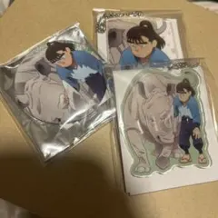 忍たま乱太郎　中在家長次　東武動物公園　アクリルキーホルダー　缶バッジセット