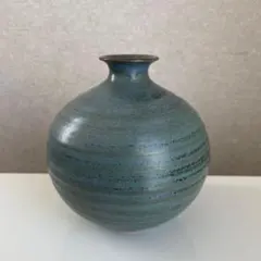玉川堂 鎚起銅器 銅製 花瓶 花器 花入 共箱 木箱 茶道具 骨董 美術品