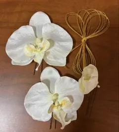 胡蝶蘭ヘアアクセサリー