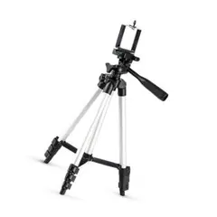スマホ・カメラ 三脚 3WAY雲台 収納袋付き