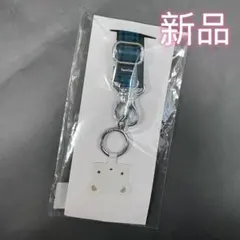 【未開封】familiar　ショルダーストラップ　青系　ファミリアチェック