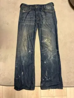 PANZERI(レア)DIESEL ダメージ加工あり　ダークブルー 2025年最新】DIESEL ダメージ加工デニムの人気アイテム - メルカリ