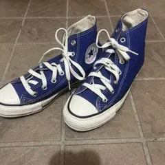 Converse All Star 青 ハイカット スニーカー 24.5