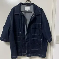 ダークデニム ショートスリーブジャケット