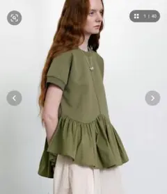 ADAM ET ROPE　ペプラムスウェット　最終値下げ
