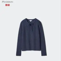 UNIQLO×JW ANDERSONリブタイネックセーター Lサイズ