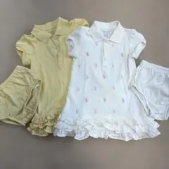 ラルフ・ローレン ワンピースセット　80cm 2枚セット　ブルマ付き