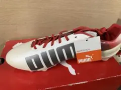PUMA サッカーシューズ EVO SPEED ホワイト/レッド