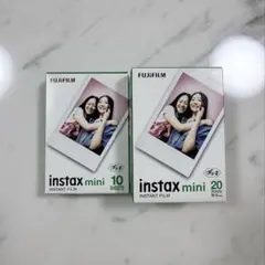 FUJIFILM instax mini チェキフィルム 30枚