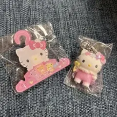 ちびっとも　天使キティキーホルダー　クリップセット