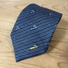 3/3(火)迄【極美品】ブルガリ ネクタイ セッテピエゲ 機関車　列車