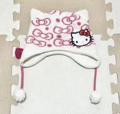 キティちゃん　子供用ニット帽　50cm〜52cm