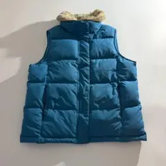 L.L.Bean エルエルビーン ダウンベスト ファー付き アウトドア 古着