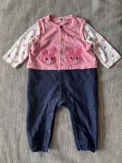 MIKI HOUSE HOT BISCUITS ロンパース カバーオール 70