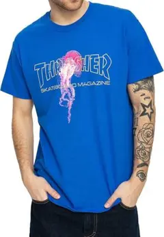 ✨新品✨ Thrasher Tシャツ ロイヤルブルー
