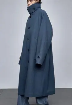 ENDER PRODUCTS ビーバーメルトン ロングステンカラーコート