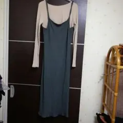 【美品】スウィートマミー　マタニティ　授乳　ニットワンピース