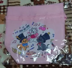 ディズニー Happyくじ にゃん・にゃん・にゃん D賞　巾着 マリーちゃん