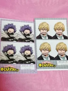 僕のヒーローアカデミア　証明写真風ステッカー　心操　物間　ヒロアカ
