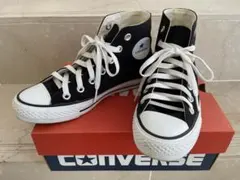 CONVERSE ブラック ハイカットスニーカー