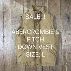 SALE/ ABEFCROMBIE & FITCH ダウンベスト