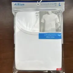 AIRism コットン クルーネックTシャツ Lサイズ ホワイト