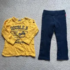 DOUBLE.B イエロー 長袖カットソー